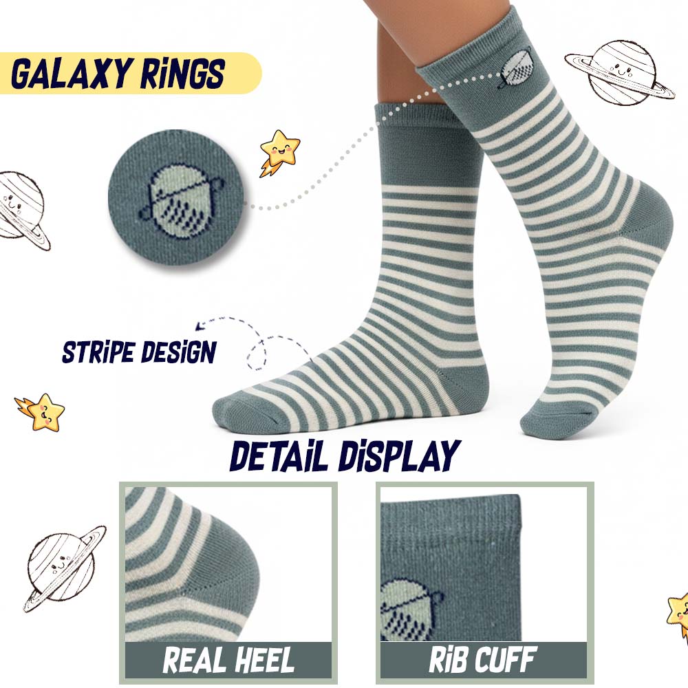 Boys Space Rocket/Planet Socks