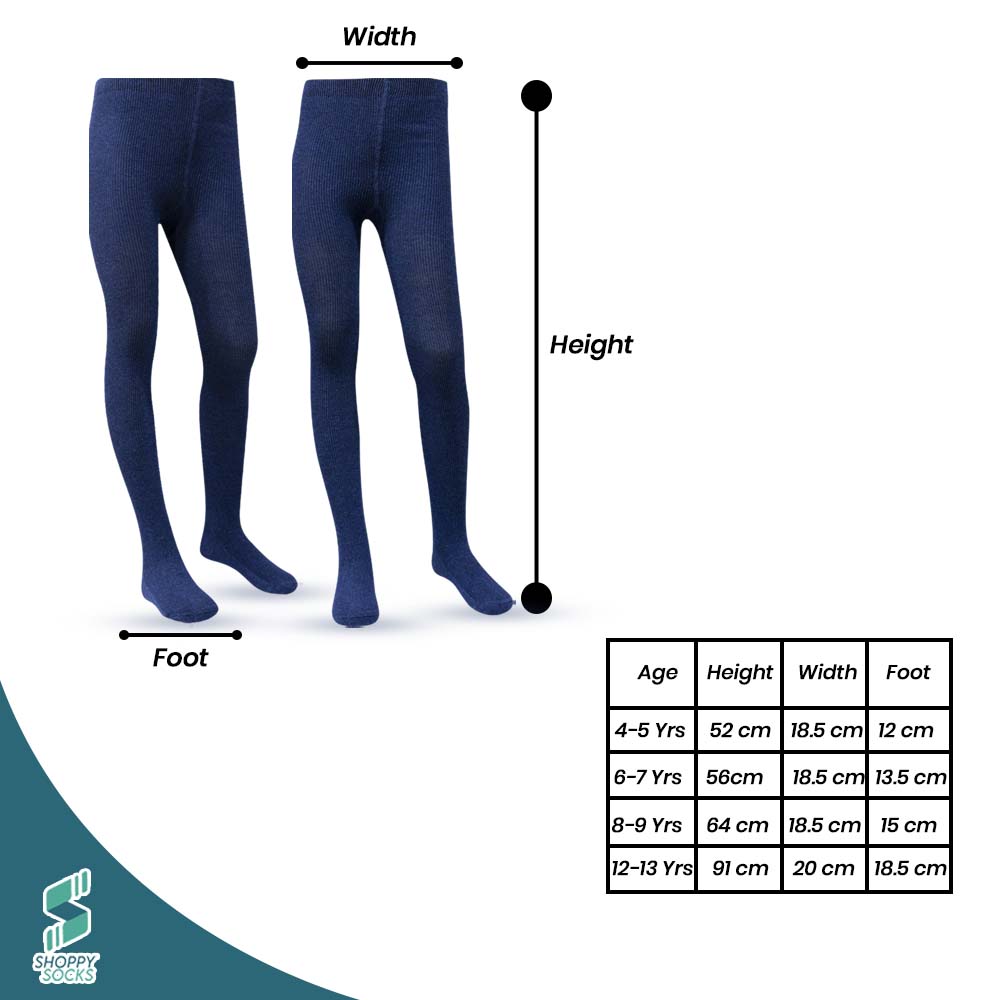 Solid Jeans Blue Girl's Leggings And Tights (OT)