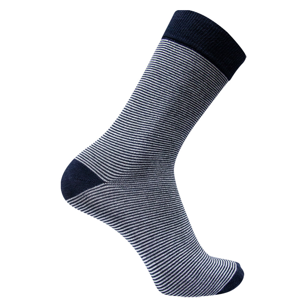 Men Elevated Stripe Crew Socks