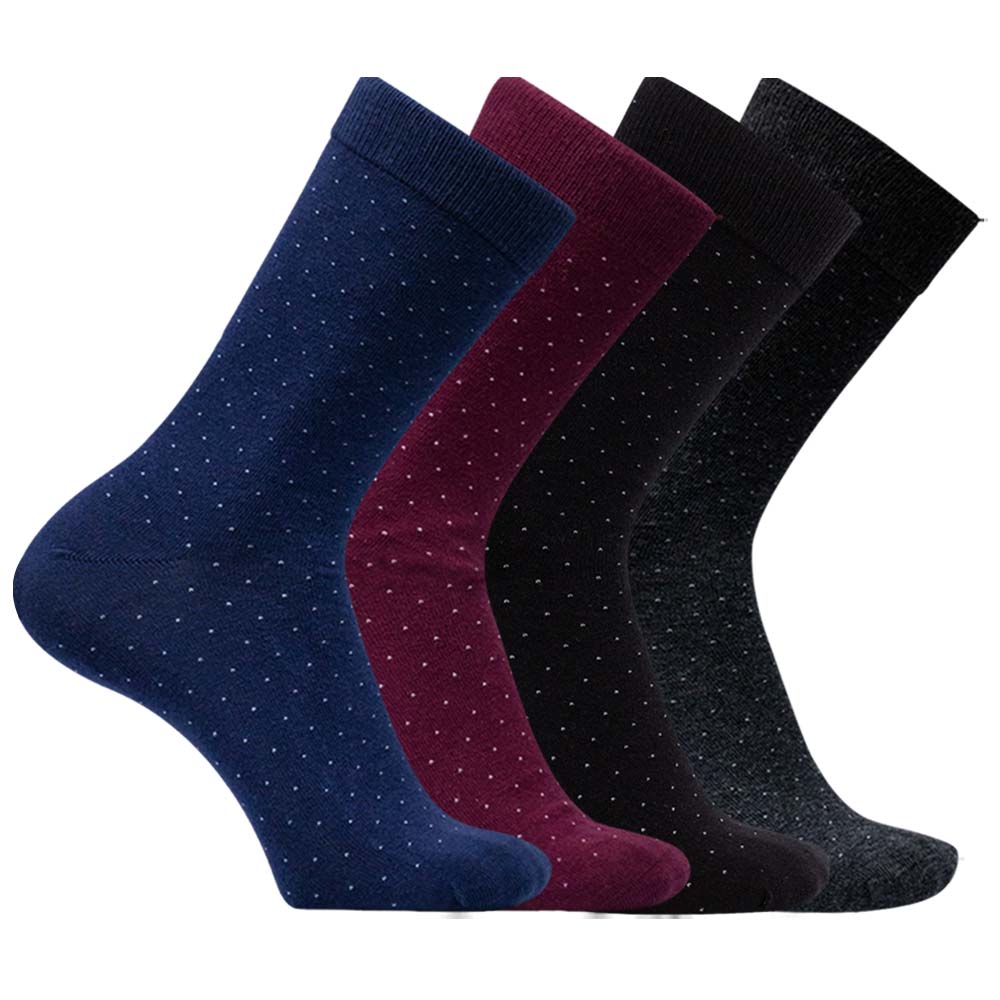 Men Premium Dotted Dress Socks