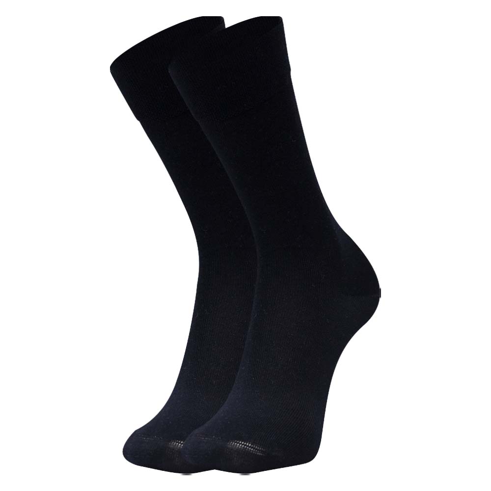 Men Luxury Plain Mercerized Cotton Dress Socks