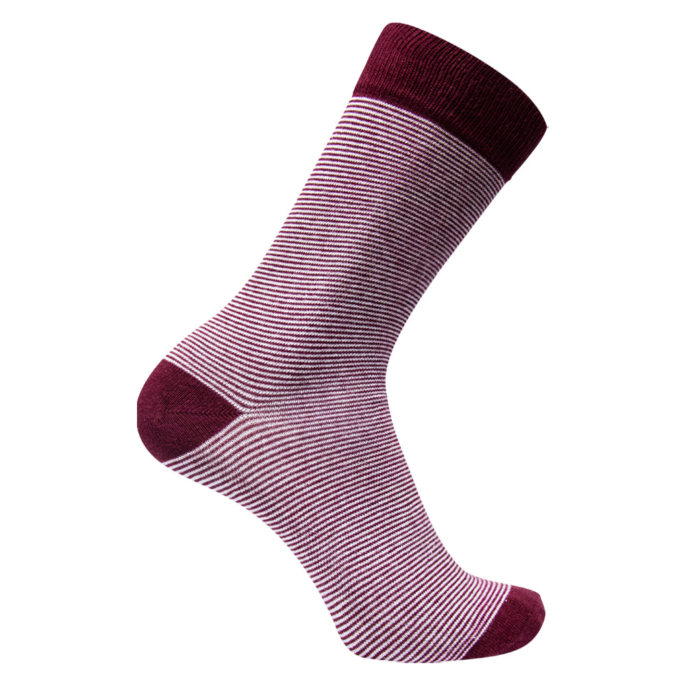 Men Elevated Stripe Crew Socks