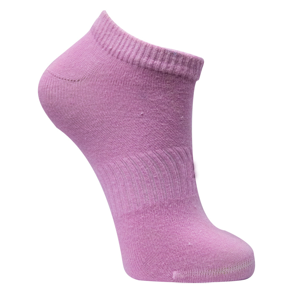 Cute Pink Plain Ankle Socks | For Girls & Women