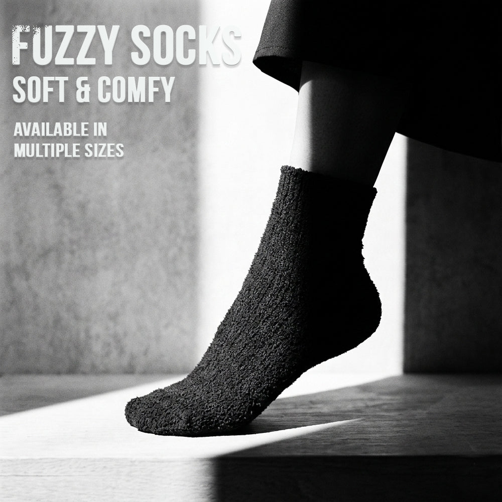 Girls Ultra-Soft Fuzzy Chenille Socks