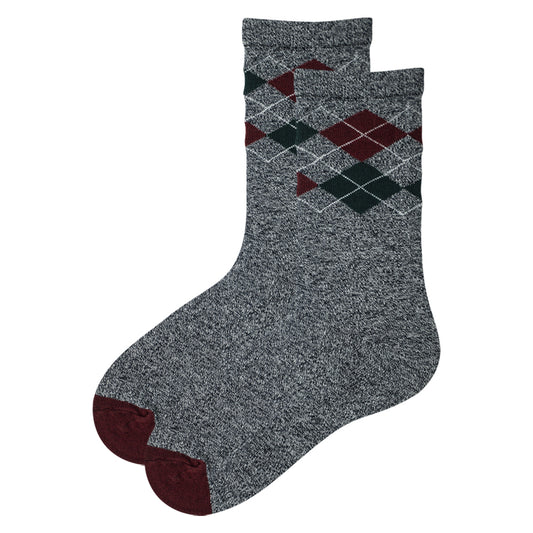 Premium Argyle Crew Socks for Boys