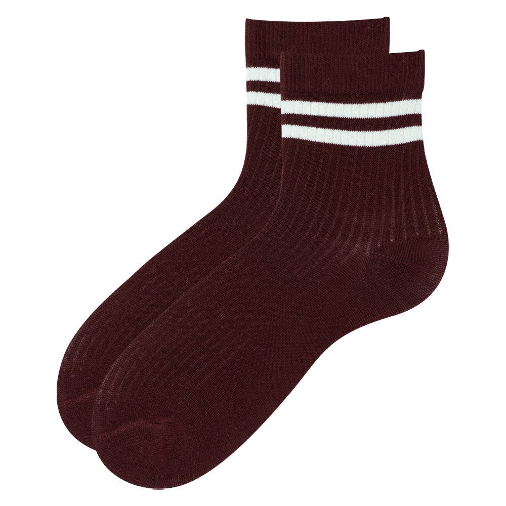 Pack Of 4-Unisex Retro Crew Socks