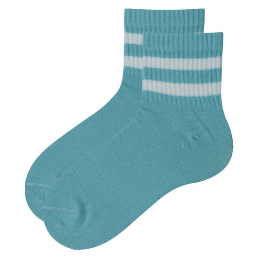 Pastel Blue Crew Socks for Women