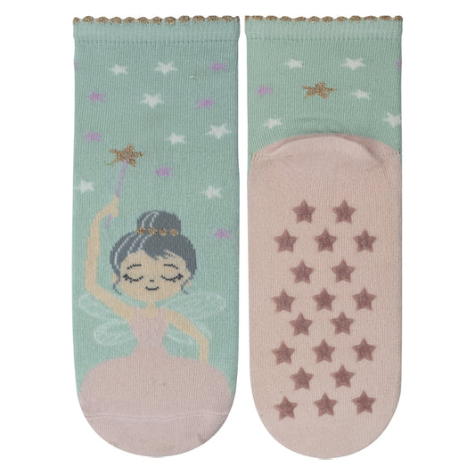 Girl Fairy Print Anti-Slip Socks