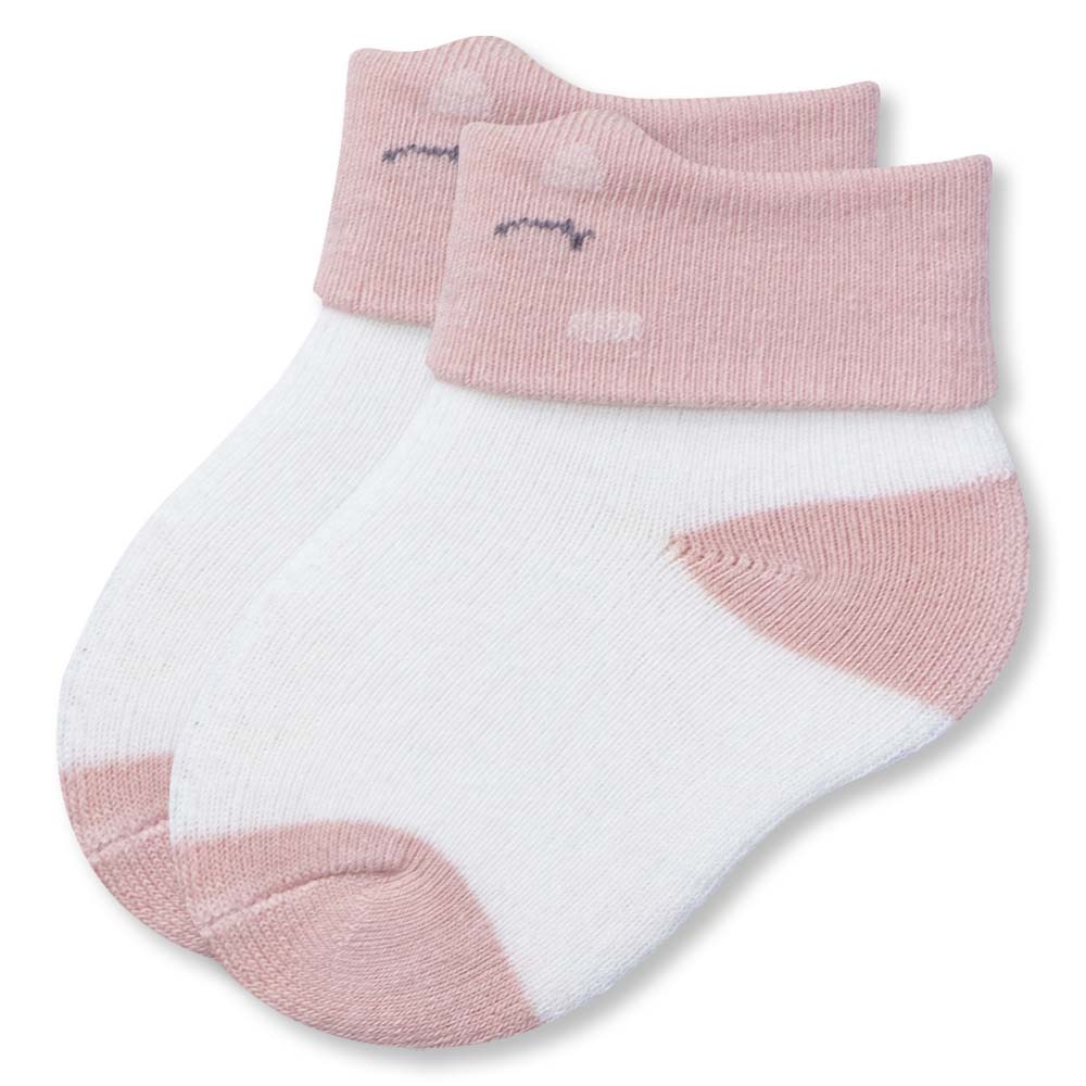 Cute Kitty Face Baby Socks for Girls