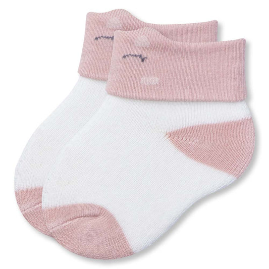 Cute Kitty Face Baby Socks for Girls
