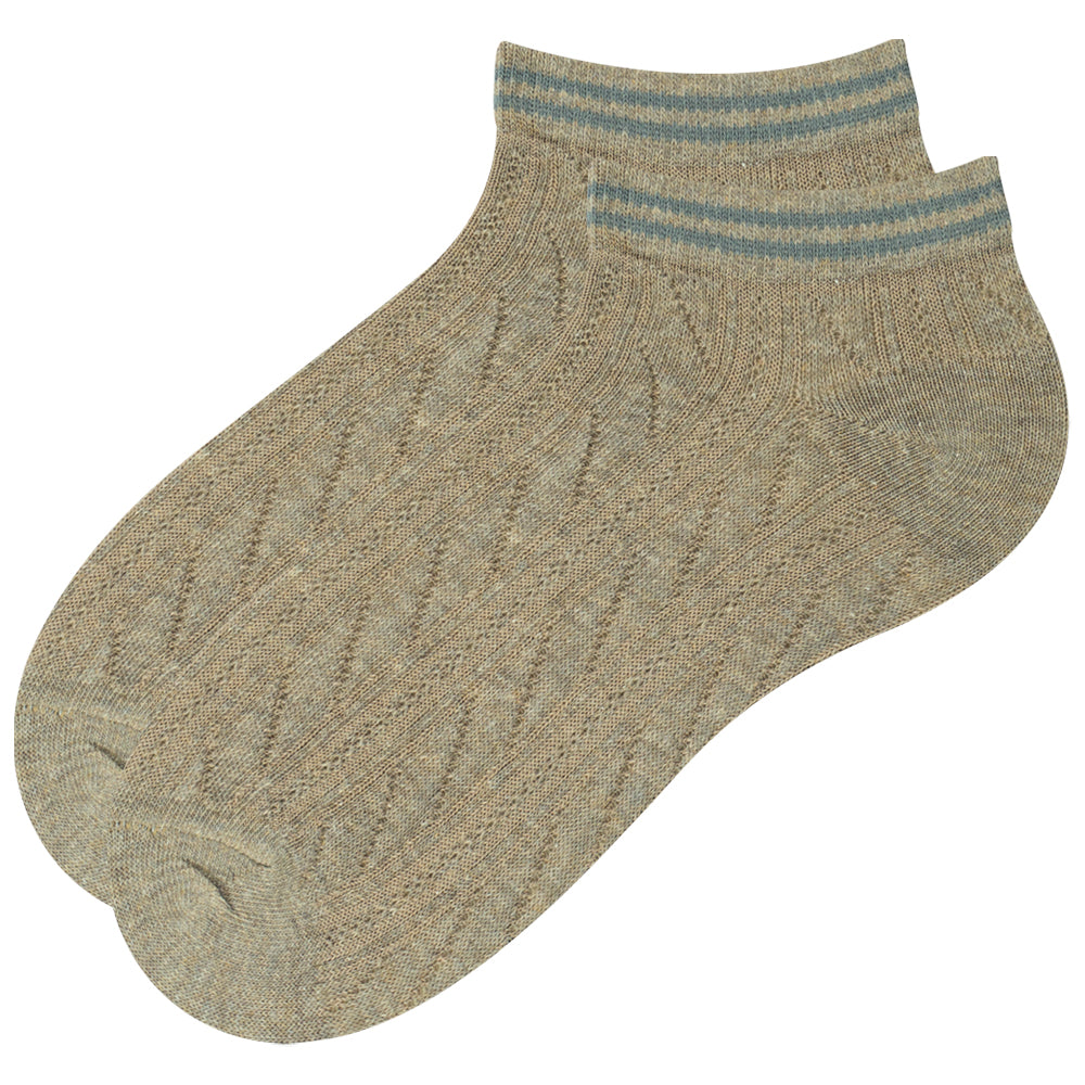 Women Cable knit Ankle Socks