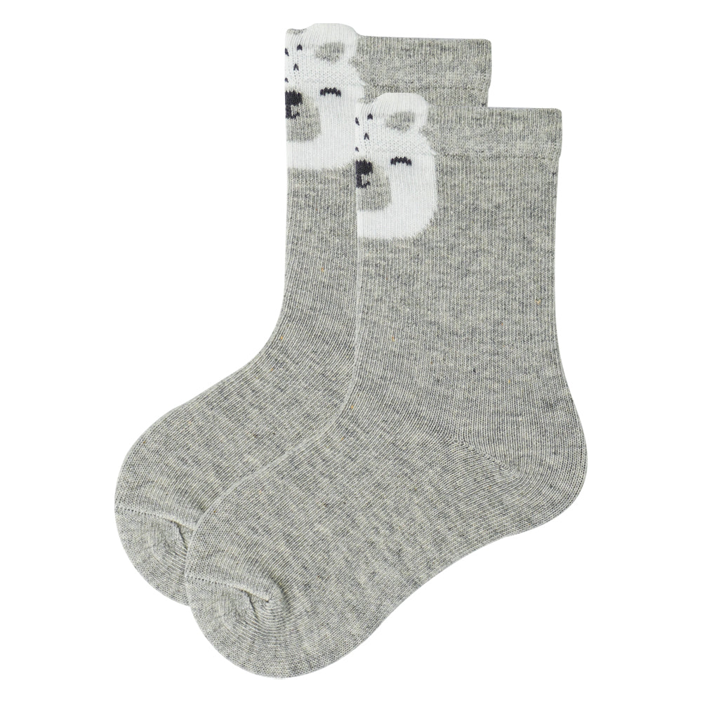 Bear & Paw Print Baby Socks