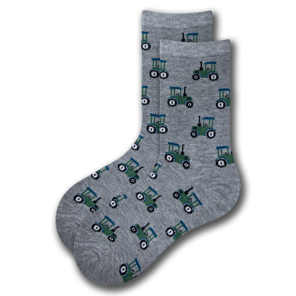 Boys Tractor Print Socks