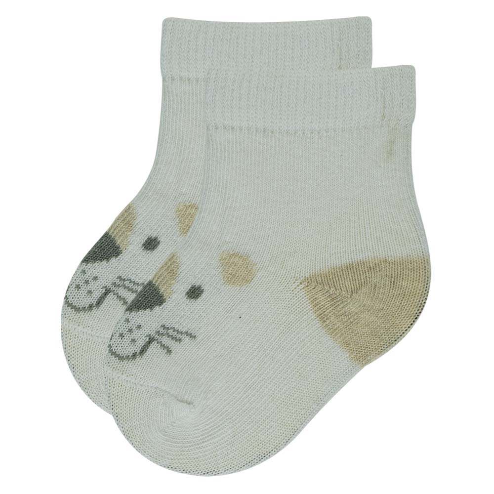 Adorable Cozy Cat Face Baby Socks