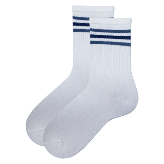 Classic White Crew Socks