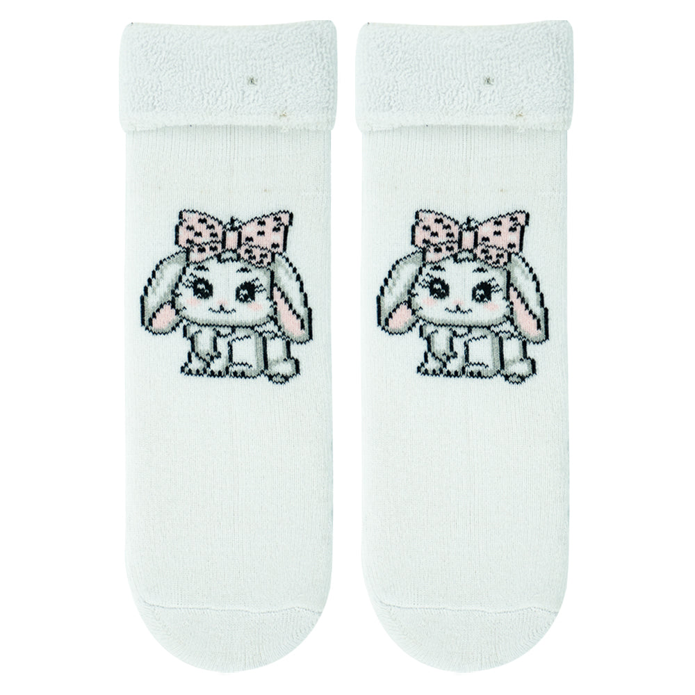 Bunny Print Socks for Girls