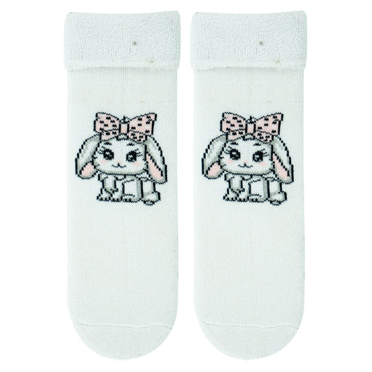 Bunny Print Socks for Girls