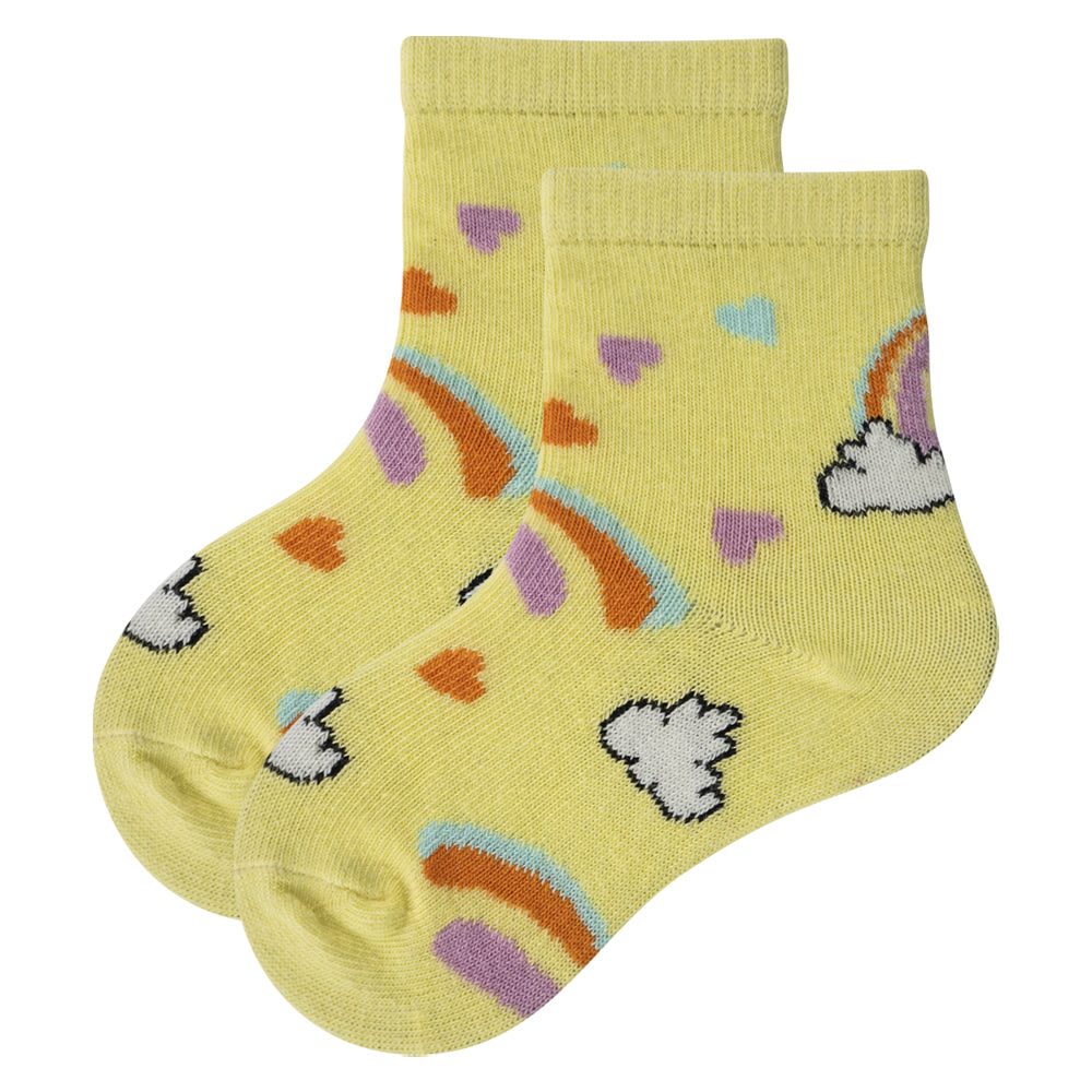 Premium Rainbow & Cloud Infant Socks