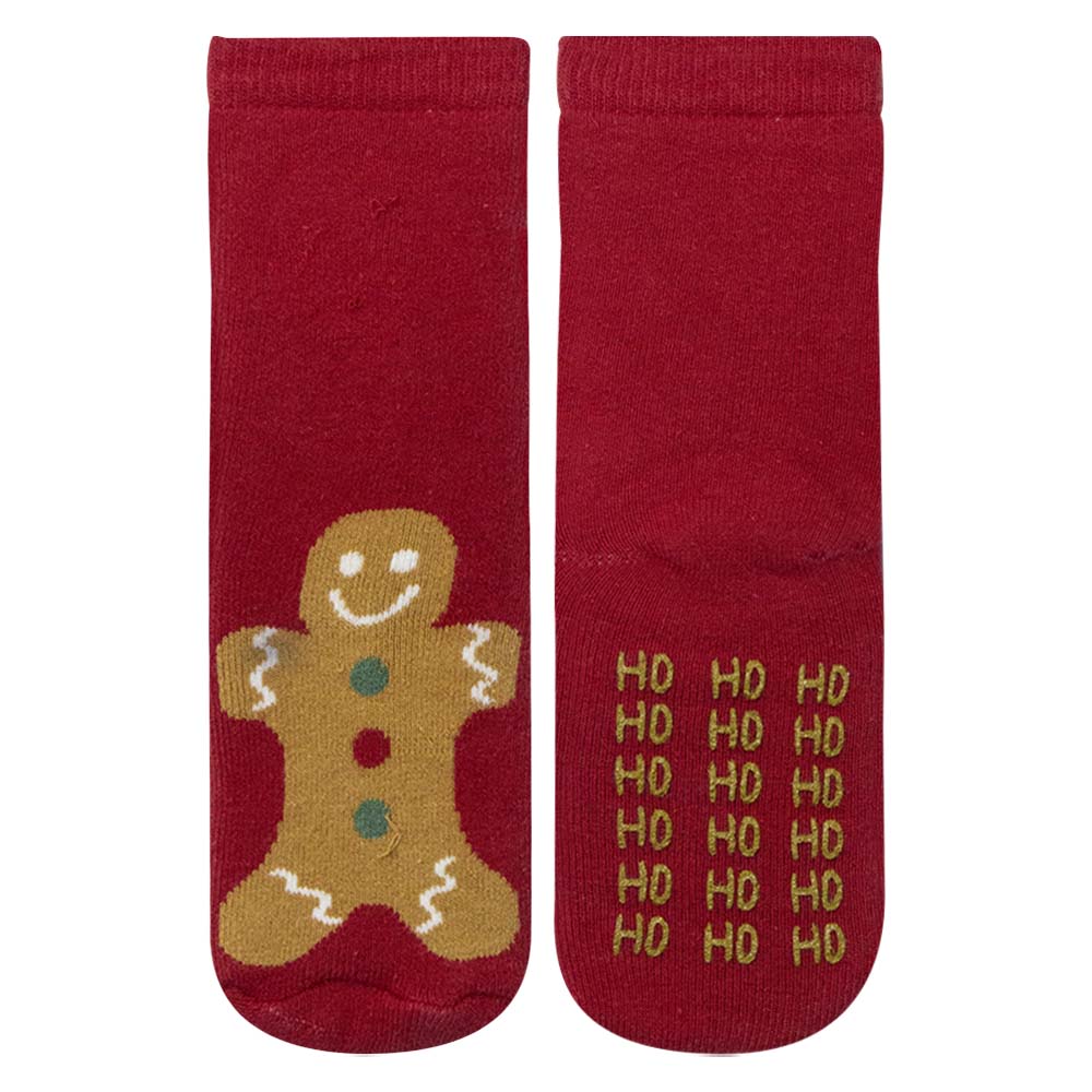Gingerbread Man Kids Anti-Slip Socks