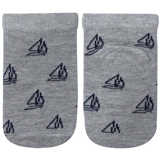 Baby Boy Boat Print Ankle Socks
