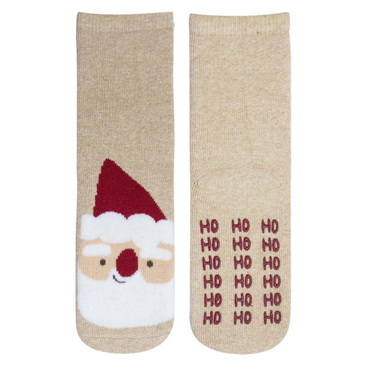 Cozy Grippers Kids Unisex Santa Anti-Slip Socks