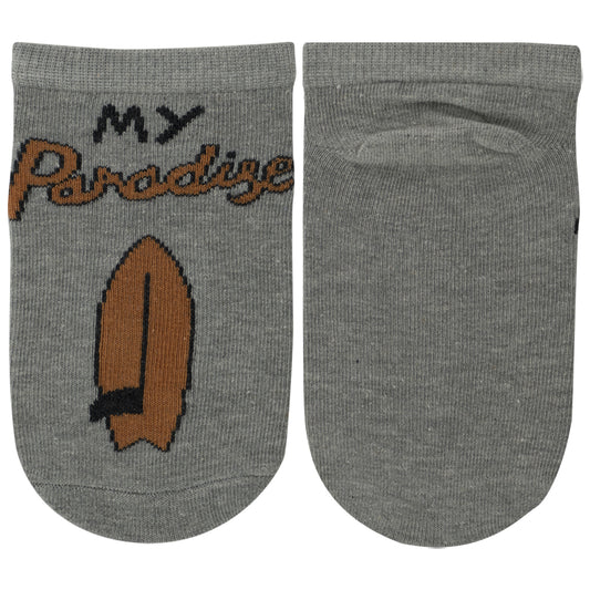 Boys’ "My Paradise" Surf Graphic Ankle Socks