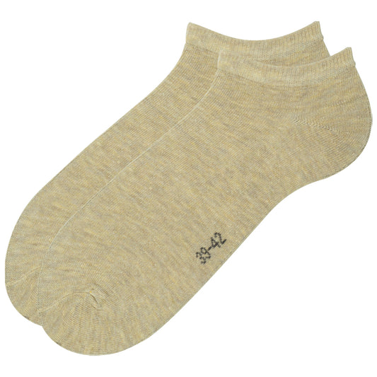 Unisex Beige Ankle Socks