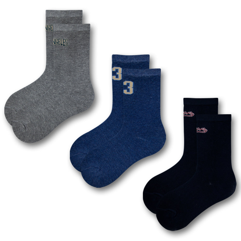 Boy's Sporty Crew Socks Bundle