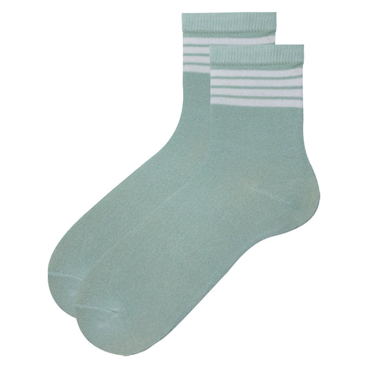 Women's Retro Stripe Ankle Socks
