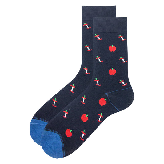 Men Fun & Fruity Apple Crew Socks