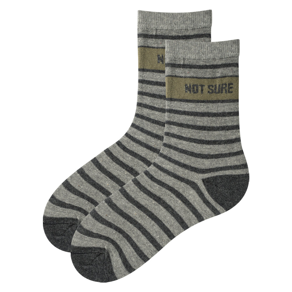 Boy's Cotton Striped Crew Socks