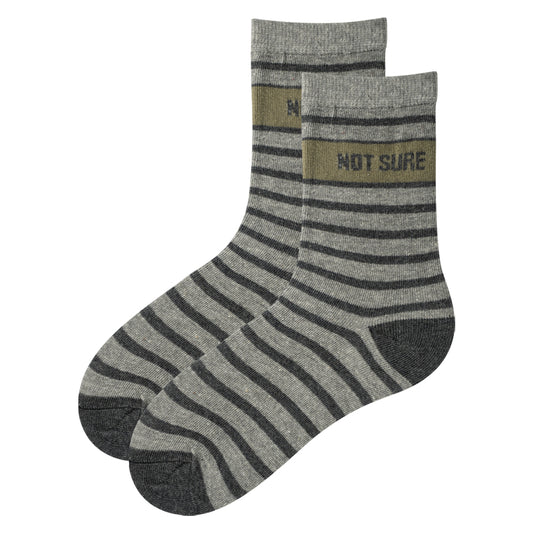 Boy's Cotton Striped Crew Socks