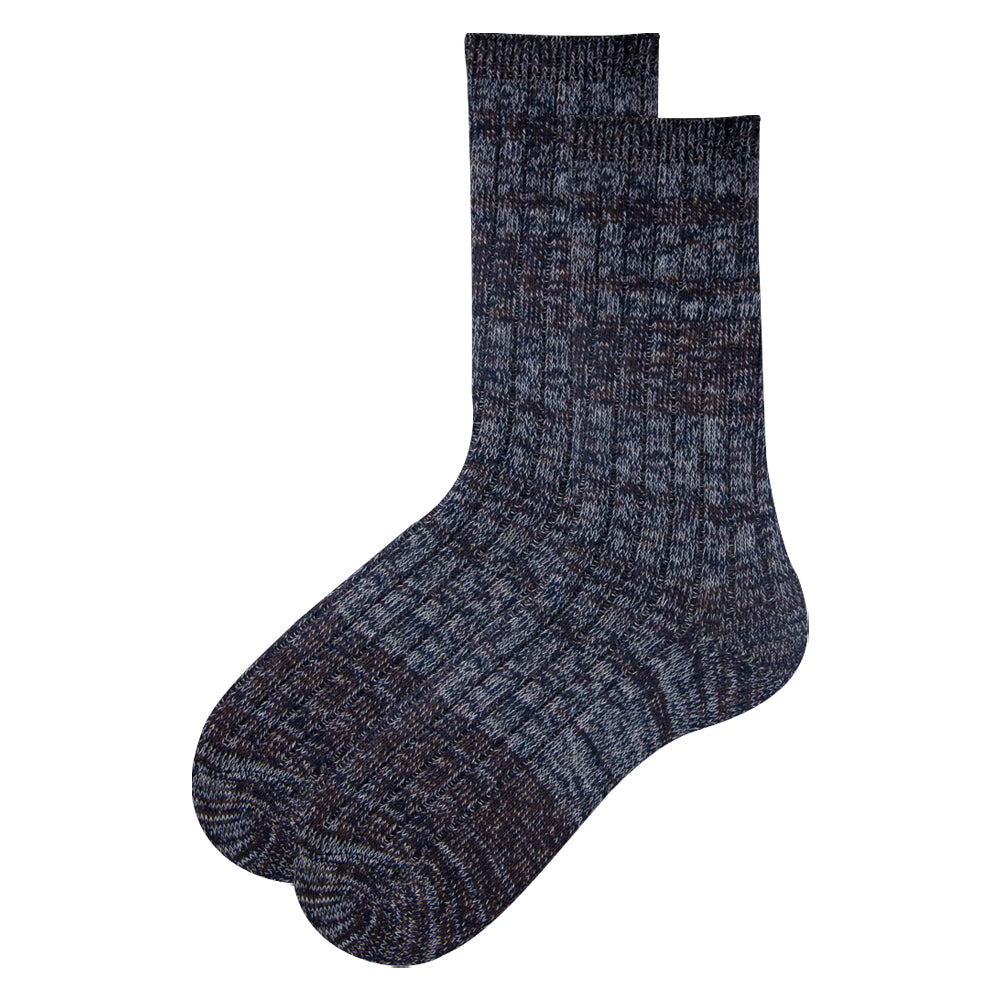 Pack of 2 - Men’s Ribbed Cotton Blend Socks