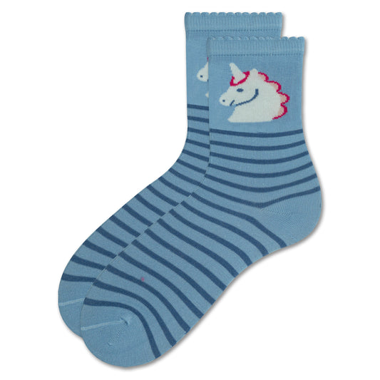 Magical Unicorn Girls' Crew Socks