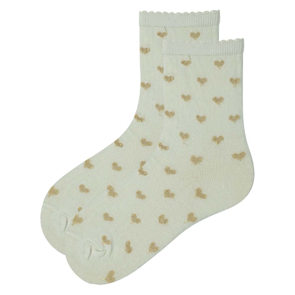 Girls Lurix  Heart Print Socks