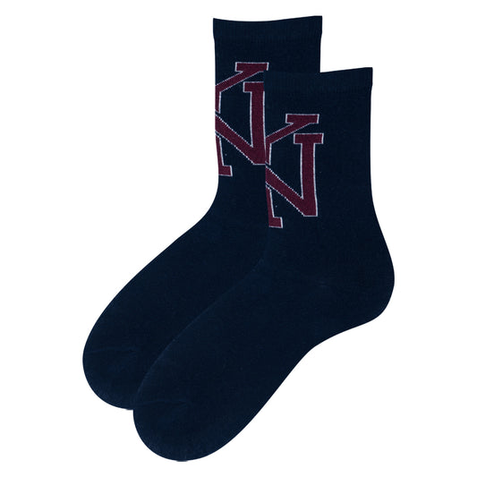 NY Print Boy's Crew Socks