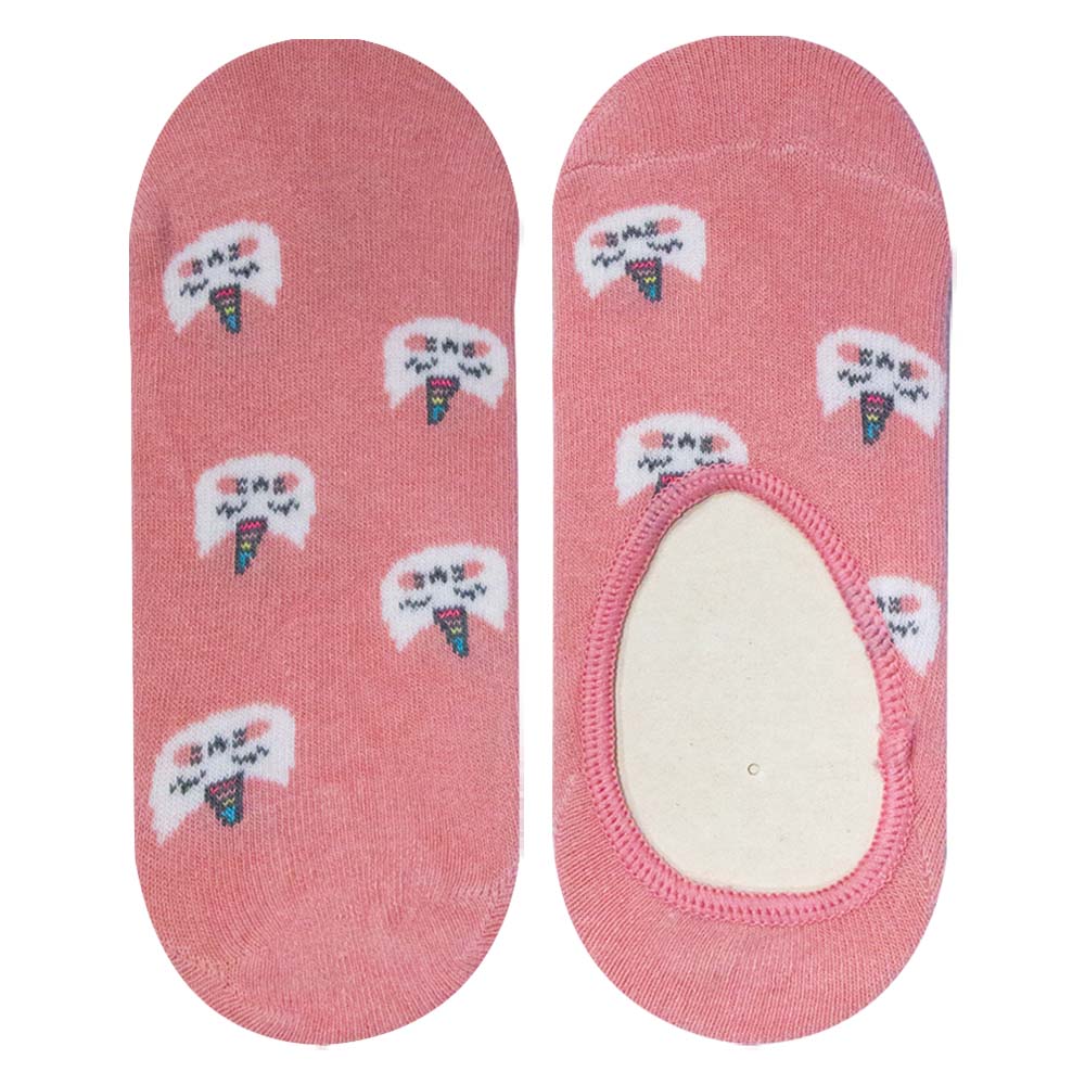 Girl's Unicorn Cat Design No-Show Socks