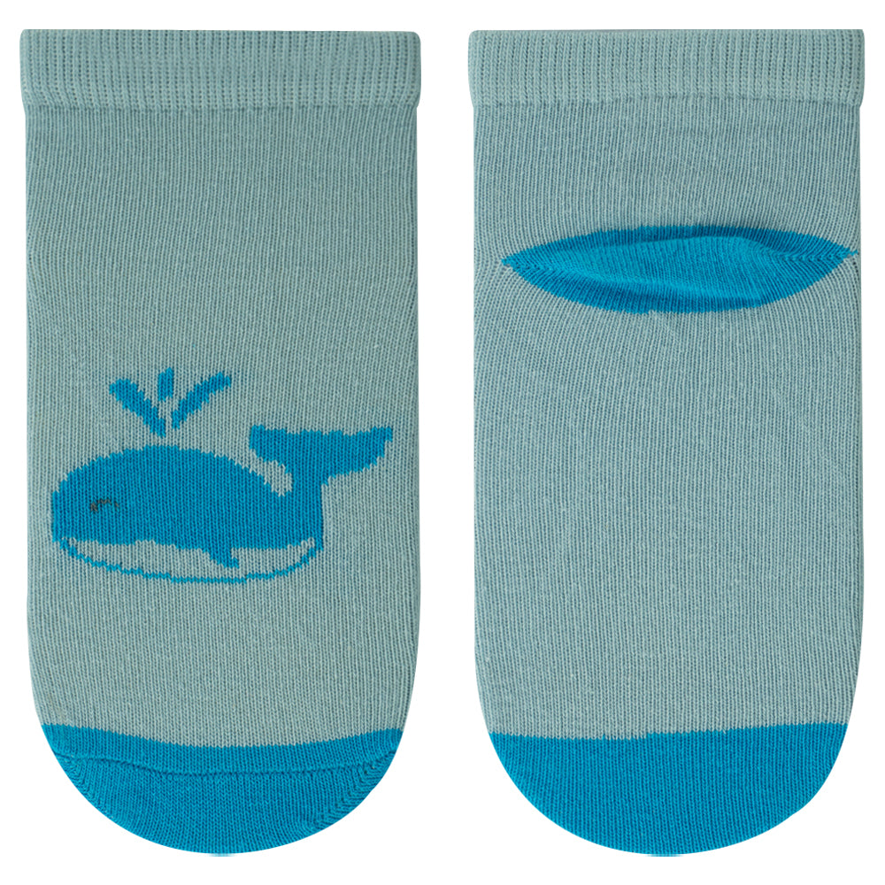 Whale Print Toddler Boys' Cotton Socks