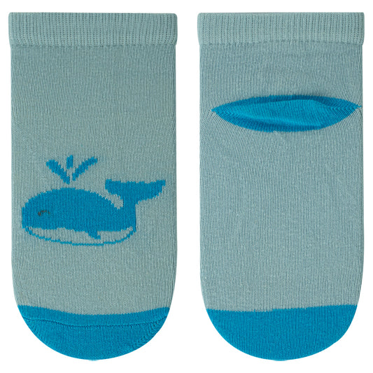 Whale Print Toddler Boys' Cotton Socks