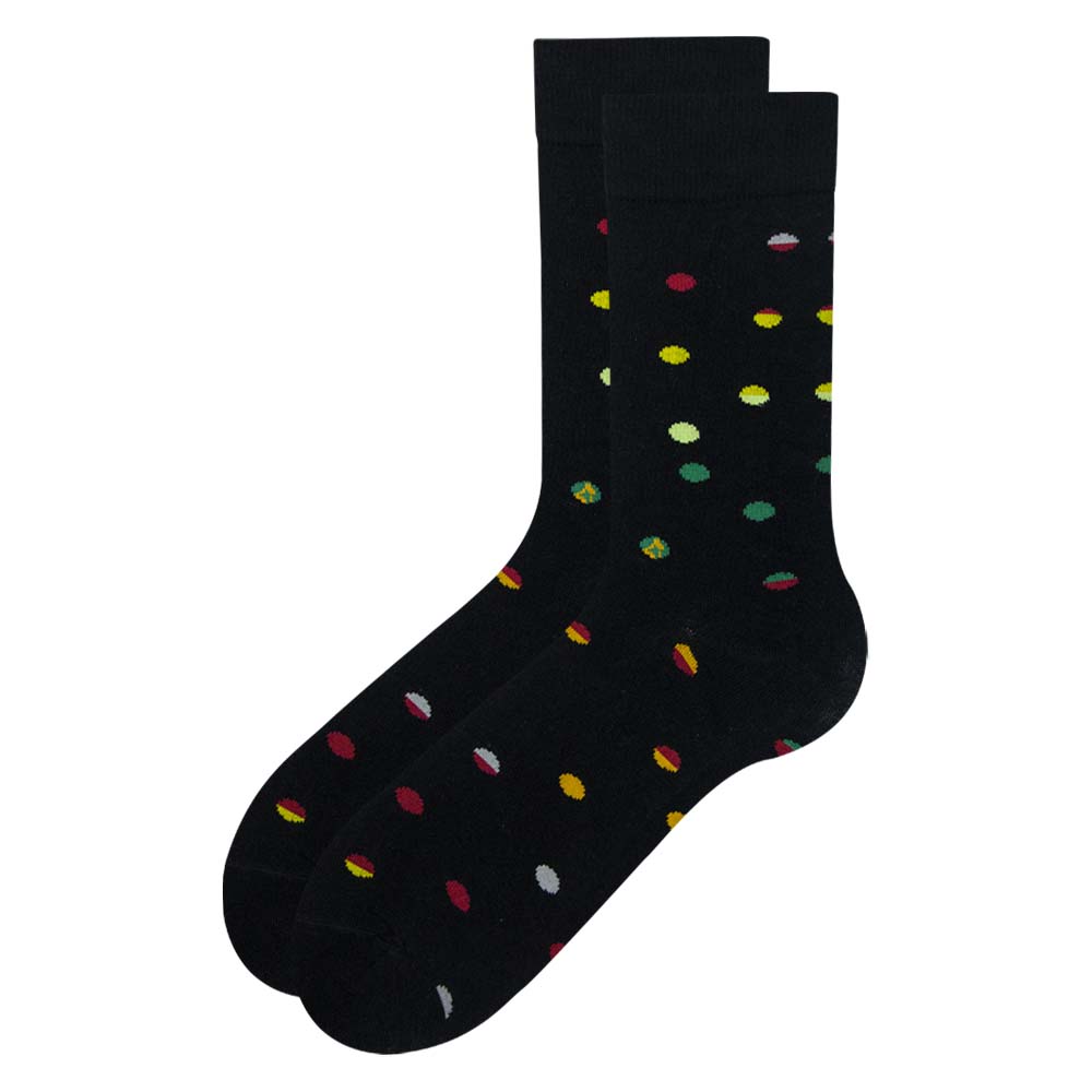 Polka Dot Men Crew Socks