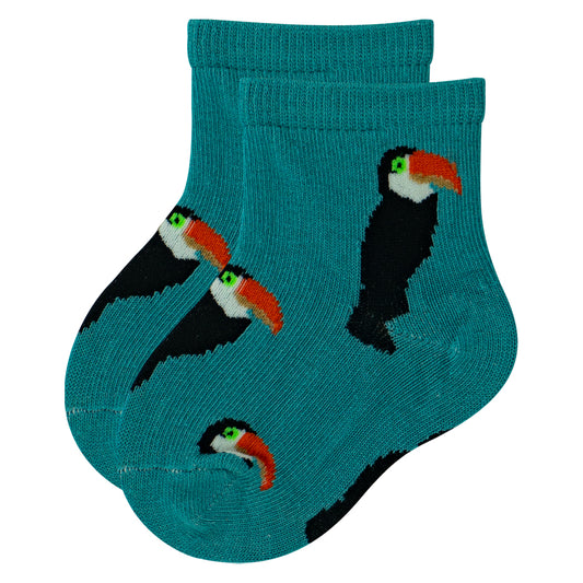 Adorable Toucan Print Baby Socks