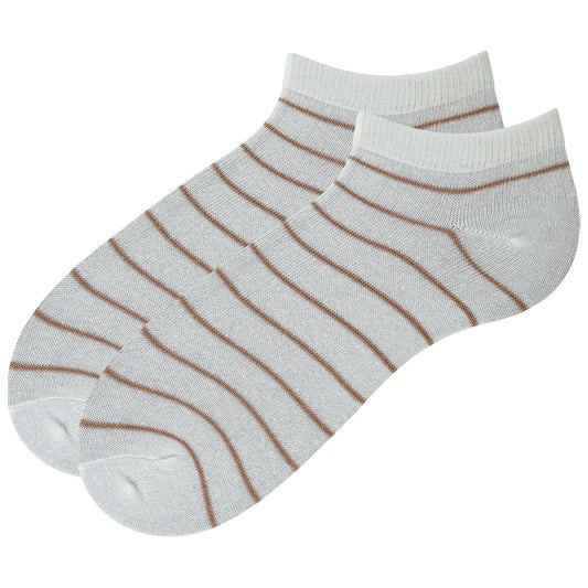 Women Soft-Touch Striped Ankle Socks