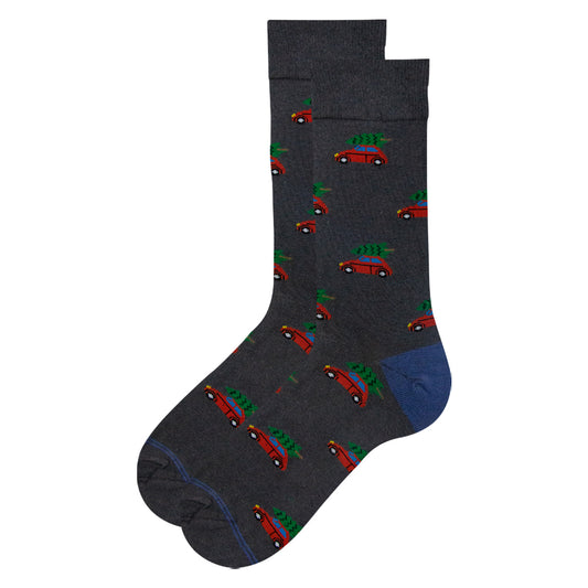 Men Car Printed Socks