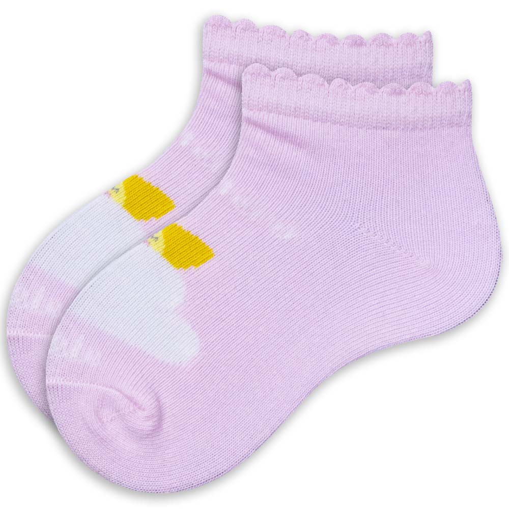 Girls Cloud And Sun Design Ankle Socks