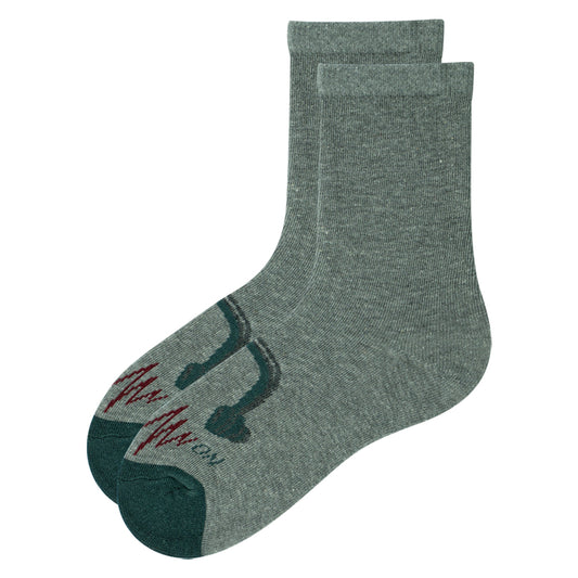 Boys’ "Music On" Pattern Crew Socks