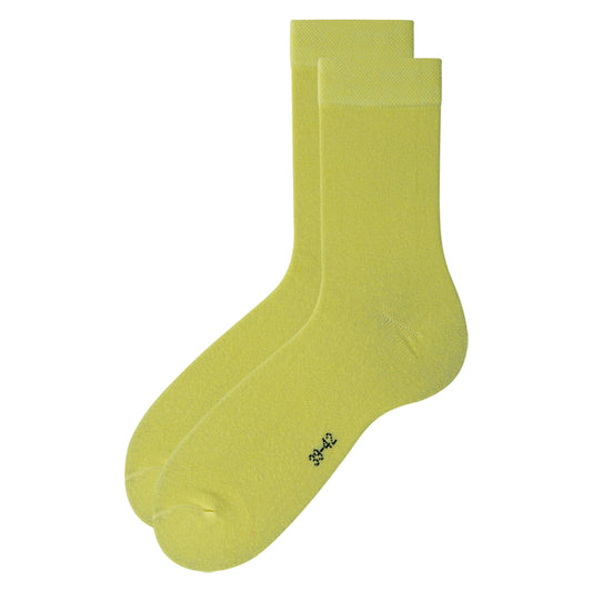 Premium Yellow Women Crew Socks