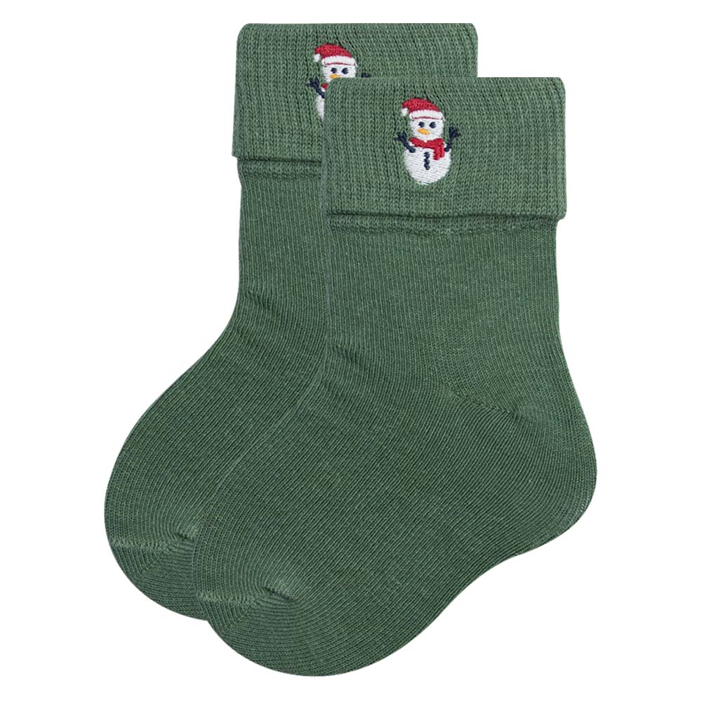 Adorable snowman Print Kids Unisex Socks