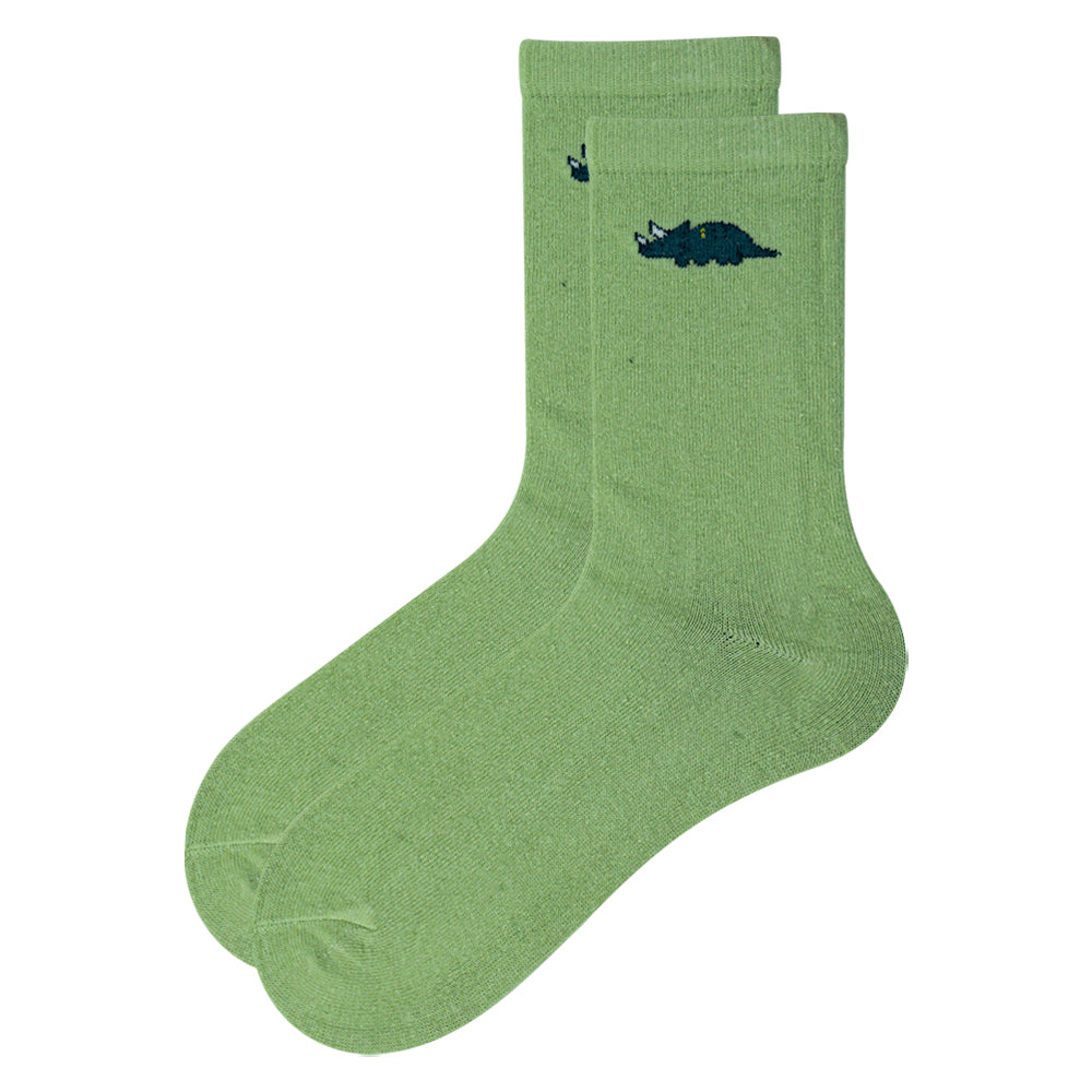 Boys Crocodile Print Crew Socks