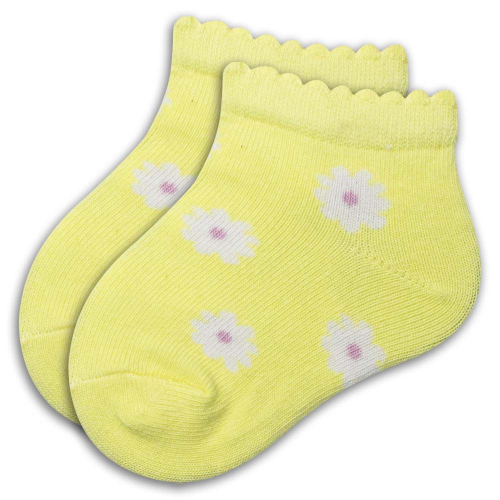 Newborn Baby Girl Flower Print Ankle Socks