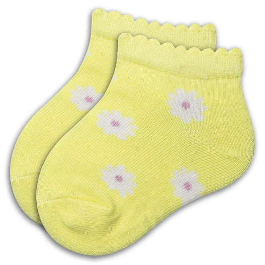 Newborn Baby Girl Flower Print Ankle Socks